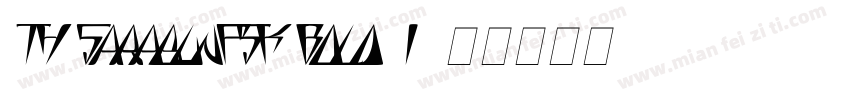 TH SarabunPSK Bold I字体转换